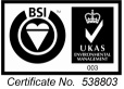 Is proud to be ISO 14001 certified