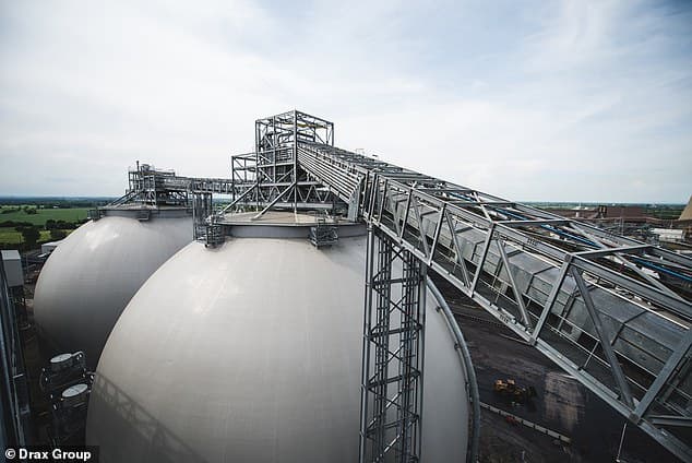 BECCS facility at Drax power station