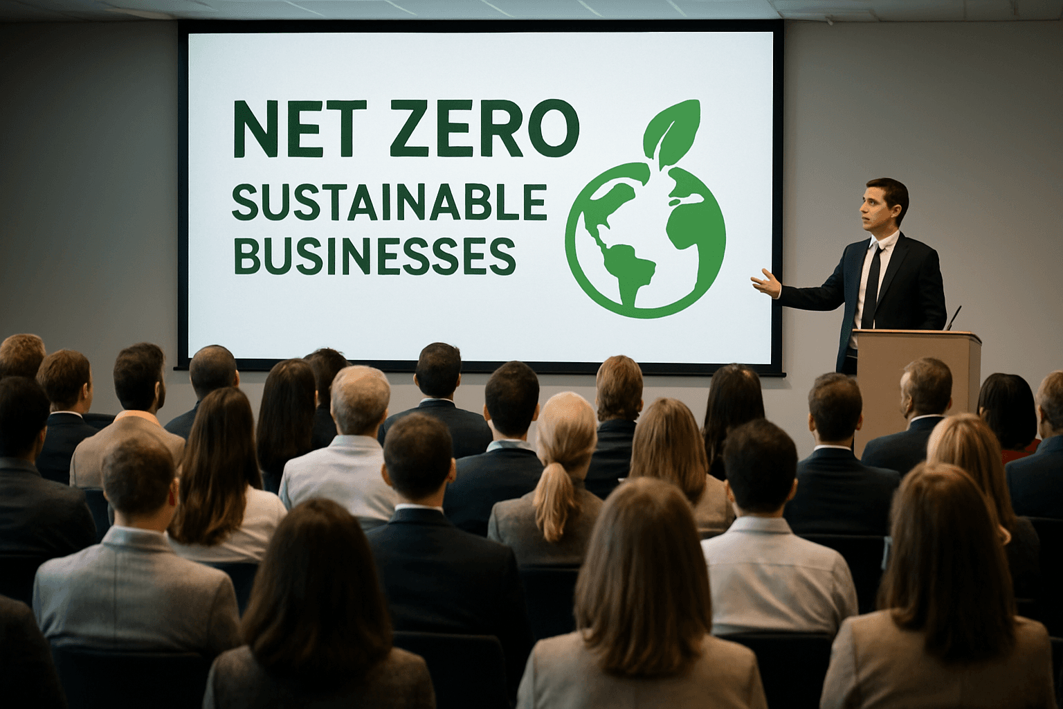 A Sustainable Business Network presentation on net zero for sustainable businesses
