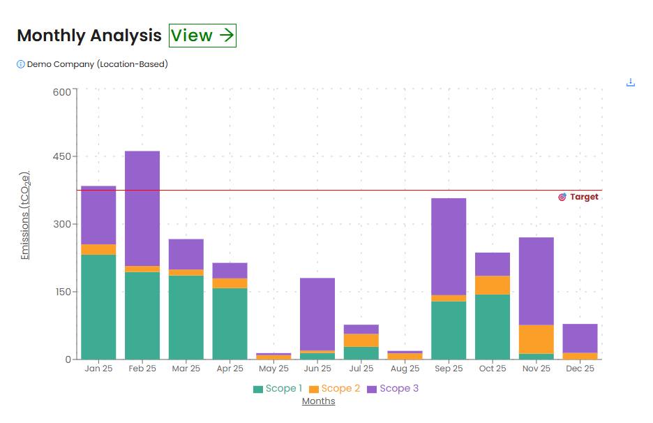 Monthly Analysis Dashboard